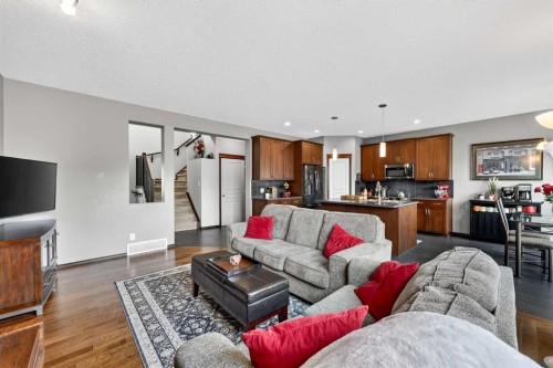 72 Auburn Bay Avenue Se, Calgary, AB - Indoor Photo Showing Living Room