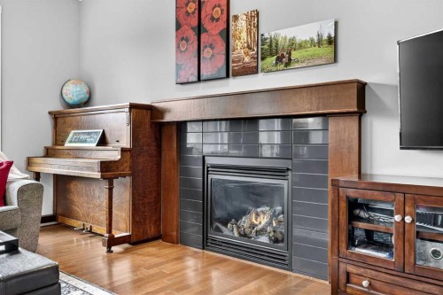 72 Auburn Bay Avenue Se, Calgary, AB - Indoor With Fireplace
