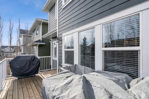 99 Ridge View Close, Cochrane, AB - Outdoor With Deck Patio Veranda