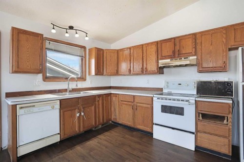184 Upland Boulevard West, Brooks, AB - Indoor Photo Showing Kitchen With Double Sink