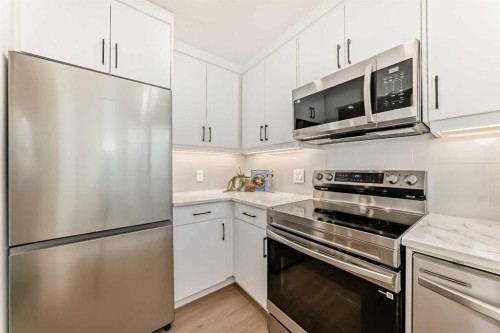 29-2519 38 Street Ne, Calgary, AB - Indoor Photo Showing Kitchen