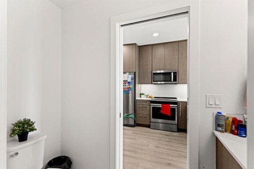 2424-76 Cornerstone Passage Ne, Calgary, AB - Indoor Photo Showing Kitchen