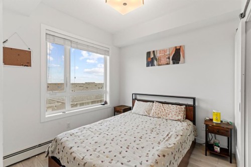 2424-76 Cornerstone Passage Ne, Calgary, AB - Indoor Photo Showing Bedroom