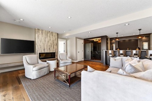 33 Waters Edge Drive, Heritage Pointe, AB - Indoor Photo Showing Living Room