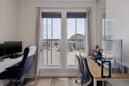 87 Aquila Way Nw, Calgary, AB - Indoor Photo Showing Office