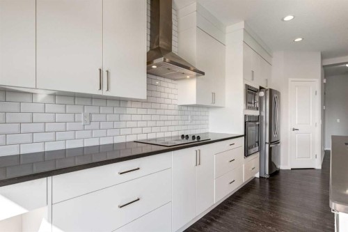 70 Howse Common Ne, Calgary, AB - Indoor Photo Showing Kitchen With Upgraded Kitchen