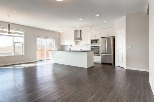 70 Howse Common Ne, Calgary, AB - Indoor Photo Showing Kitchen With Stainless Steel Kitchen With Upgraded Kitchen