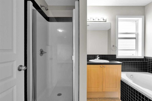 154 Everglen Rise Sw, Calgary, AB - Indoor Photo Showing Bathroom