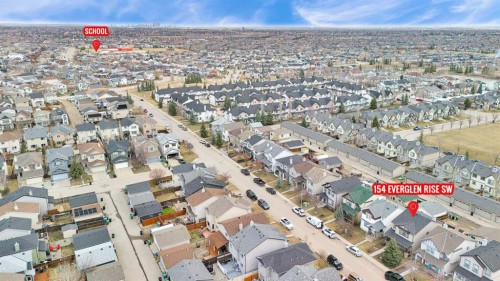 154 Everglen Rise Sw, Calgary, AB - Outdoor With View
