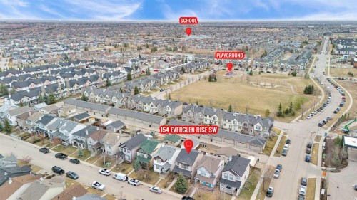 154 Everglen Rise Sw, Calgary, AB - Outdoor With View