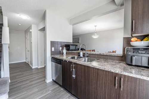 24 Cityscape Avenue Ne, Calgary, AB - Indoor Photo Showing Kitchen With Double Sink