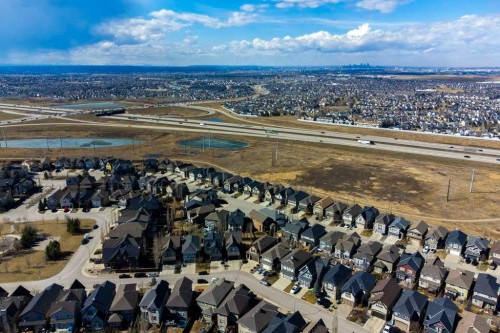 44 Mahogany Rise Se, Calgary, AB - Outdoor With View