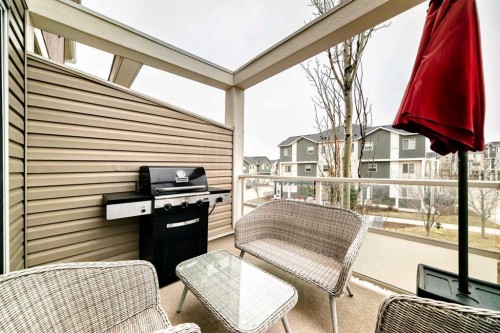 222 Redstone View Ne, Calgary, AB - Outdoor With Deck Patio Veranda With Exterior