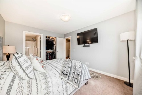 222 Redstone View Ne, Calgary, AB - Indoor Photo Showing Bedroom