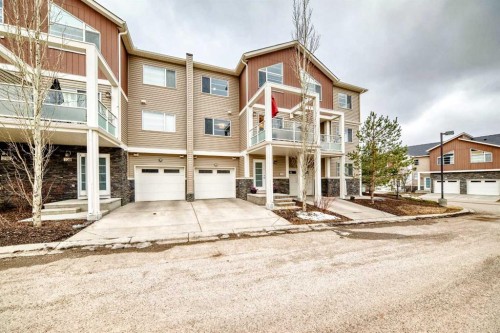 222 Redstone View Ne, Calgary, AB - Outdoor With Balcony With Facade