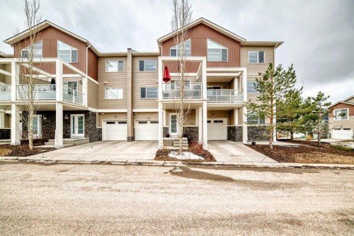 222 Redstone View Ne, Calgary, AB - Outdoor With Balcony With Facade