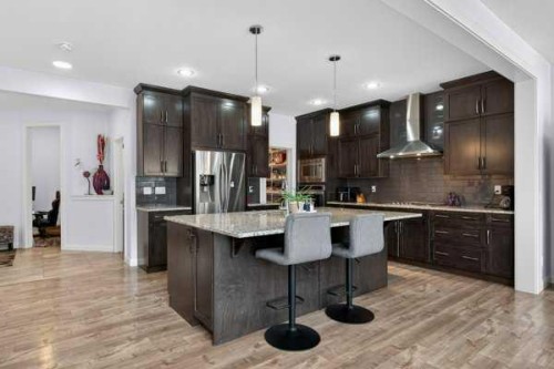 45 Evansfield Manor Nw, Calgary, AB - Indoor Photo Showing Kitchen With Upgraded Kitchen