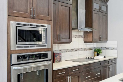26 Sage Meadows Way Nw, Calgary, AB - Indoor Photo Showing Kitchen With Upgraded Kitchen