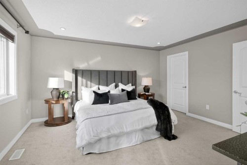 26 Sage Meadows Way Nw, Calgary, AB - Indoor Photo Showing Bedroom