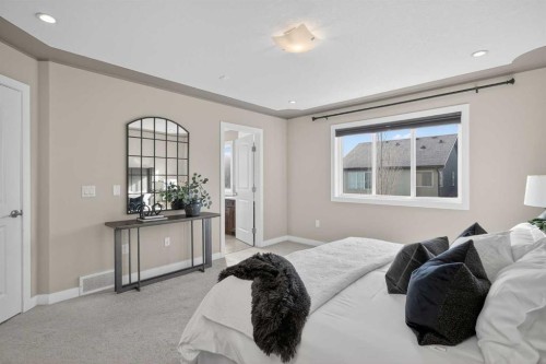 26 Sage Meadows Way Nw, Calgary, AB - Indoor Photo Showing Bedroom