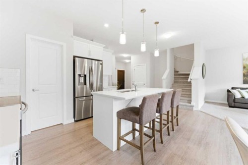 69 Legacy Manor Se, Calgary, AB - Indoor Photo Showing Kitchen With Stainless Steel Kitchen With Upgraded Kitchen