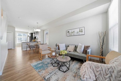 4135 Seton Drive Se, Calgary, AB - Indoor Photo Showing Living Room