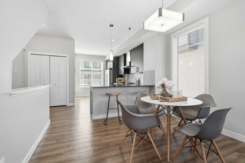 4135 Seton Drive Se, Calgary, AB - Indoor Photo Showing Dining Room