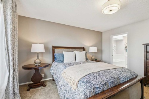18519 Chaparral Manor Se, Calgary, AB - Indoor Photo Showing Bedroom