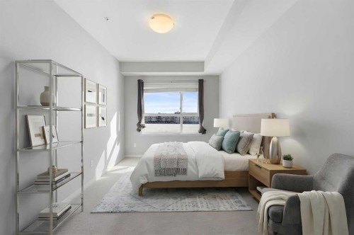 305-20 Seton Park Se, Calgary, AB - Indoor Photo Showing Bedroom