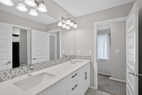 154 Yorkstone Way Sw, Calgary, AB - Indoor Photo Showing Bathroom