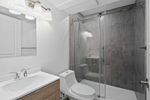 154 Yorkstone Way Sw, Calgary, AB - Indoor Photo Showing Bathroom