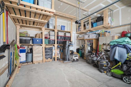 154 Yorkstone Way Sw, Calgary, AB - Indoor Photo Showing Garage