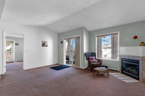 308-2000 Valleyview Park Se, Calgary, AB - Indoor With Fireplace