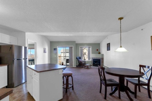 308-2000 Valleyview Park Se, Calgary, AB - Indoor With Fireplace