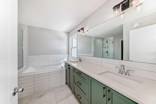 16 West Grove Link Sw, Calgary, AB - Indoor Photo Showing Bathroom