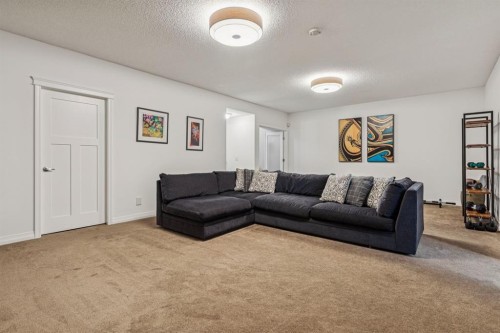 54 Auburn Glen Place Se, Calgary, AB - Indoor Photo Showing Living Room