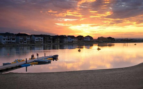 54 Auburn Glen Place Se, Calgary, AB - Outdoor With Body Of Water With View