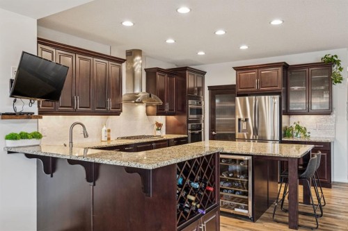 54 Auburn Glen Place Se, Calgary, AB - Indoor Photo Showing Kitchen With Upgraded Kitchen