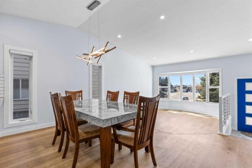 55 Whitehaven Crescent Ne, Calgary, AB - Indoor Photo Showing Dining Room