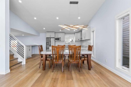 55 Whitehaven Crescent Ne, Calgary, AB - Indoor Photo Showing Dining Room