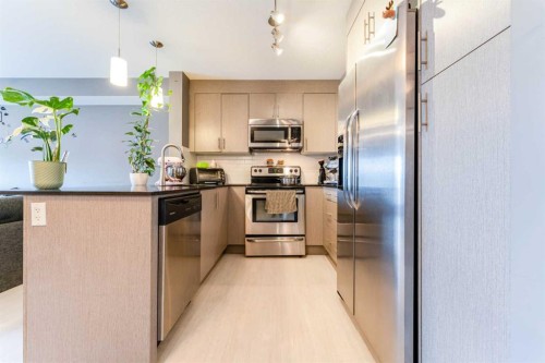 2410-240 Skyview Ranch Road Ne, Calgary, AB - Indoor Photo Showing Kitchen