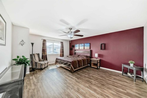65 Morningside Circle Sw, Airdrie, AB - Indoor Photo Showing Bedroom