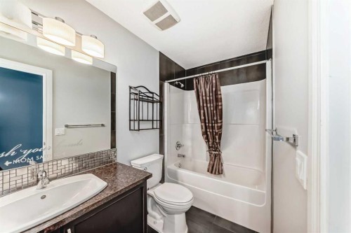 65 Morningside Circle Sw, Airdrie, AB - Indoor Photo Showing Bathroom