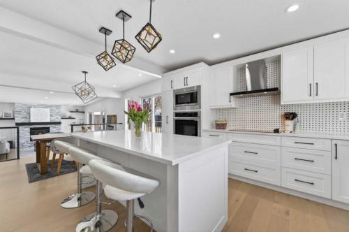 268 Silver Brook Way Nw, Calgary, AB - Indoor Photo Showing Kitchen With Upgraded Kitchen