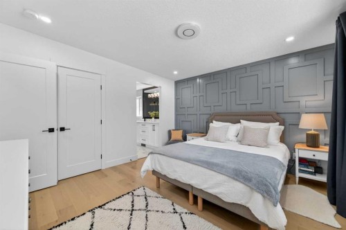 268 Silver Brook Way Nw, Calgary, AB - Indoor Photo Showing Bedroom
