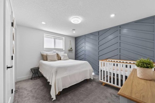 268 Silver Brook Way Nw, Calgary, AB - Indoor Photo Showing Bedroom