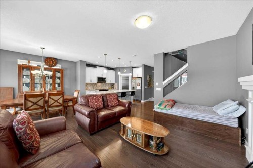 72 Redstone Drive Ne, Calgary, AB - Indoor Photo Showing Living Room