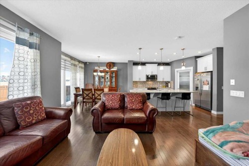 72 Redstone Drive Ne, Calgary, AB - Indoor Photo Showing Living Room