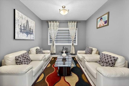 72 Redstone Drive Ne, Calgary, AB - Indoor Photo Showing Living Room