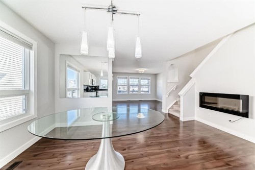 9 Panton View Nw, Calgary, AB - Indoor With Fireplace